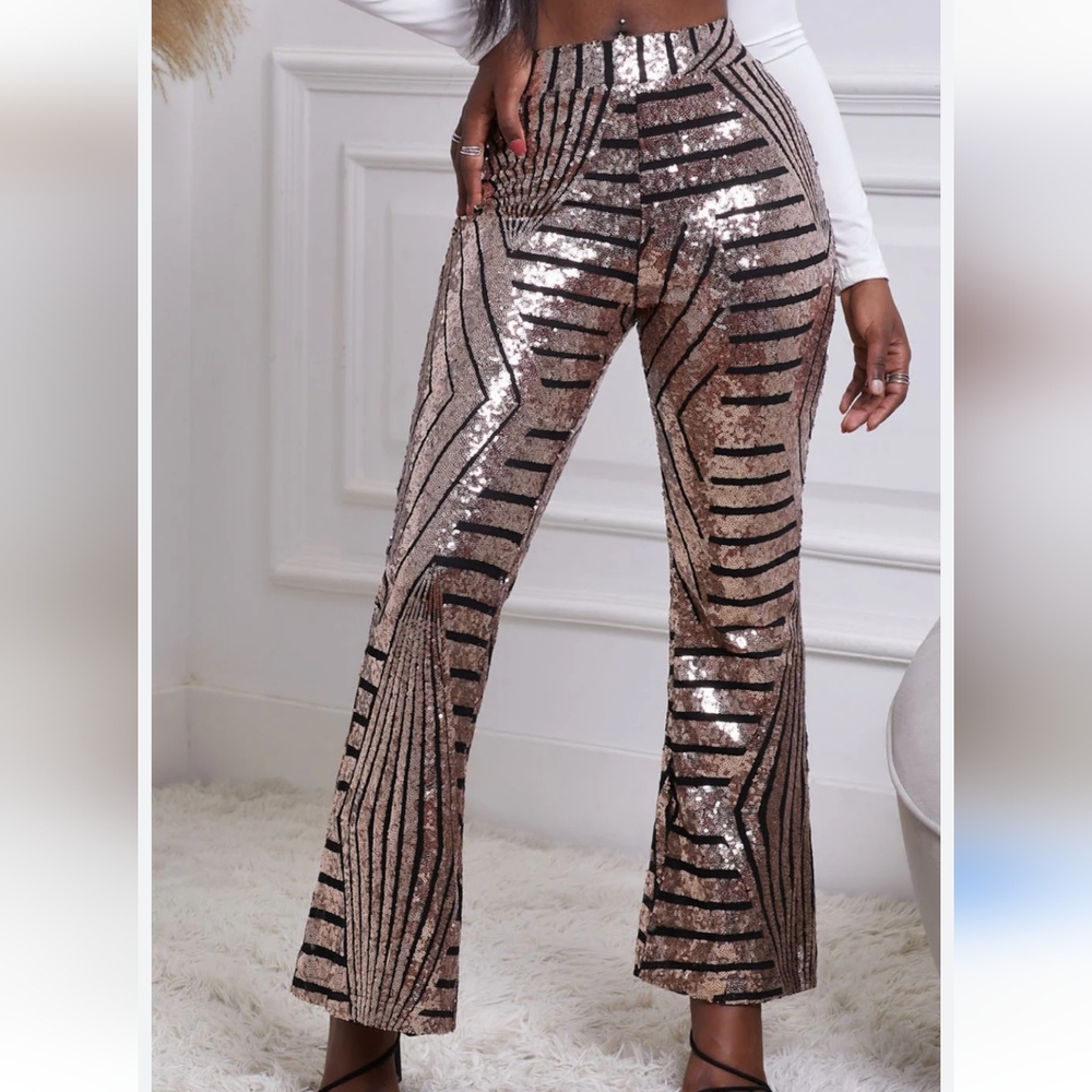 Sequin dis💿co bell bottoms - Picture 7 of 8
